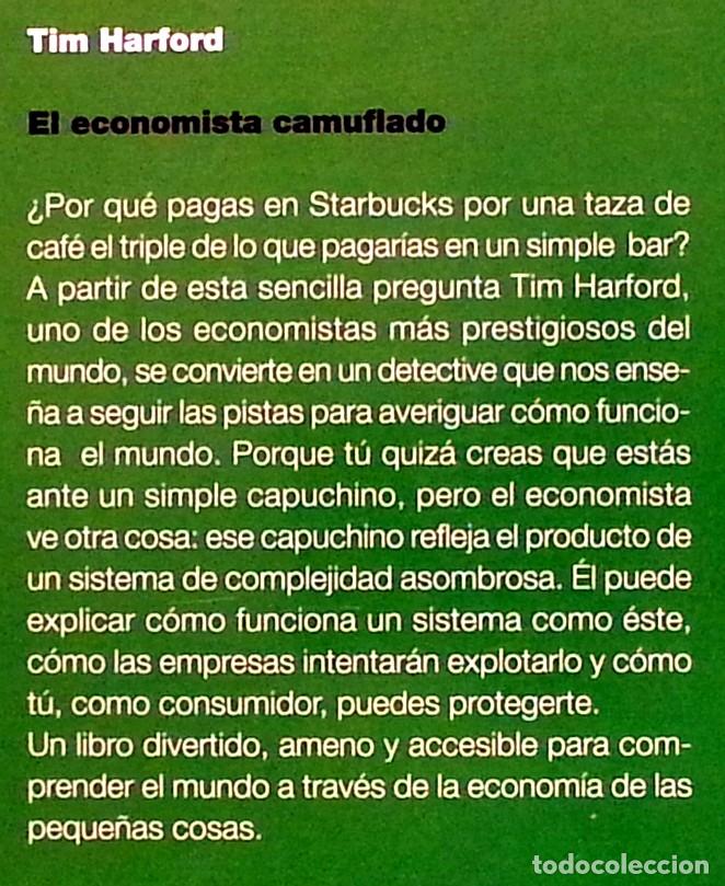 Libros de segunda mano: El economista camuflado - Tim Harford - Foto 3