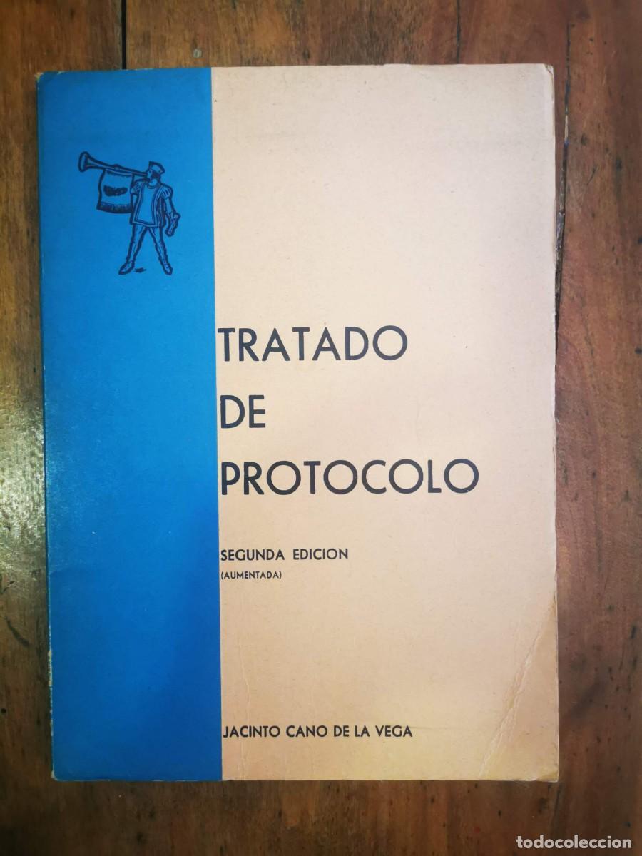 Libros de segunda mano: CANO DE LA VEGA, Jacinto. Tratado de protocolo - Foto 1