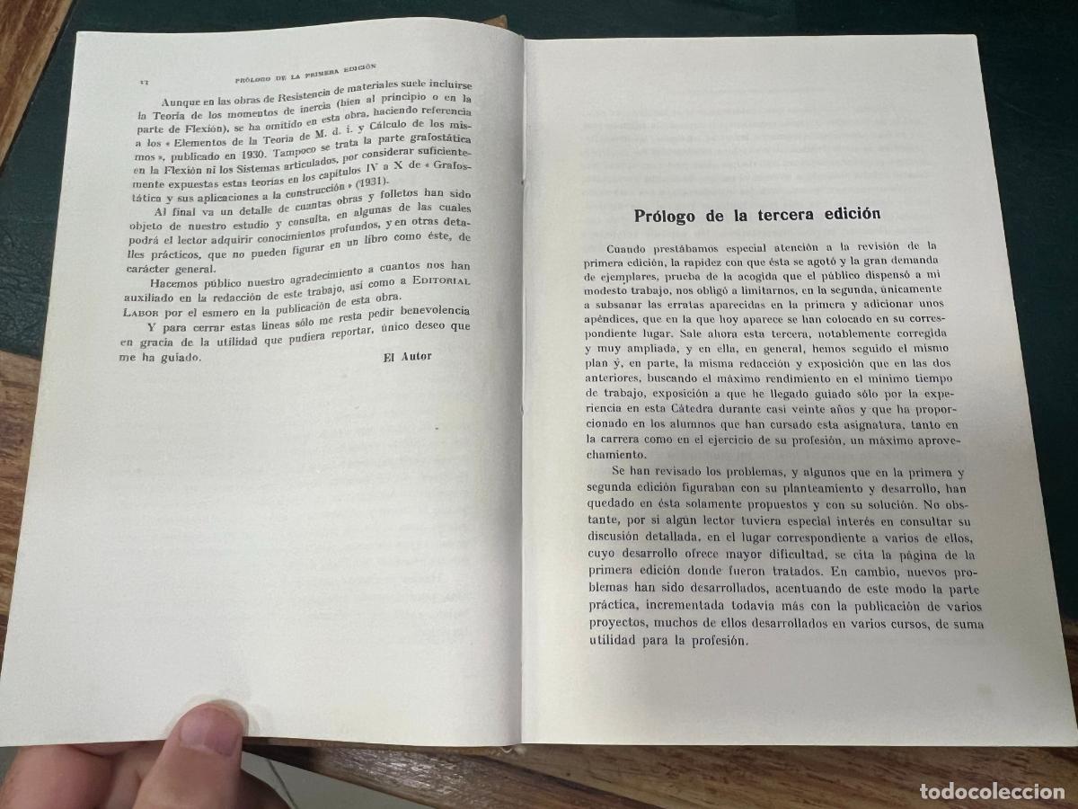 Libros de segunda mano: LIBRO COMPENDIO DE RESISTENCIA DE MATERIALES - A&Ntilde;O 1946 - Foto 4