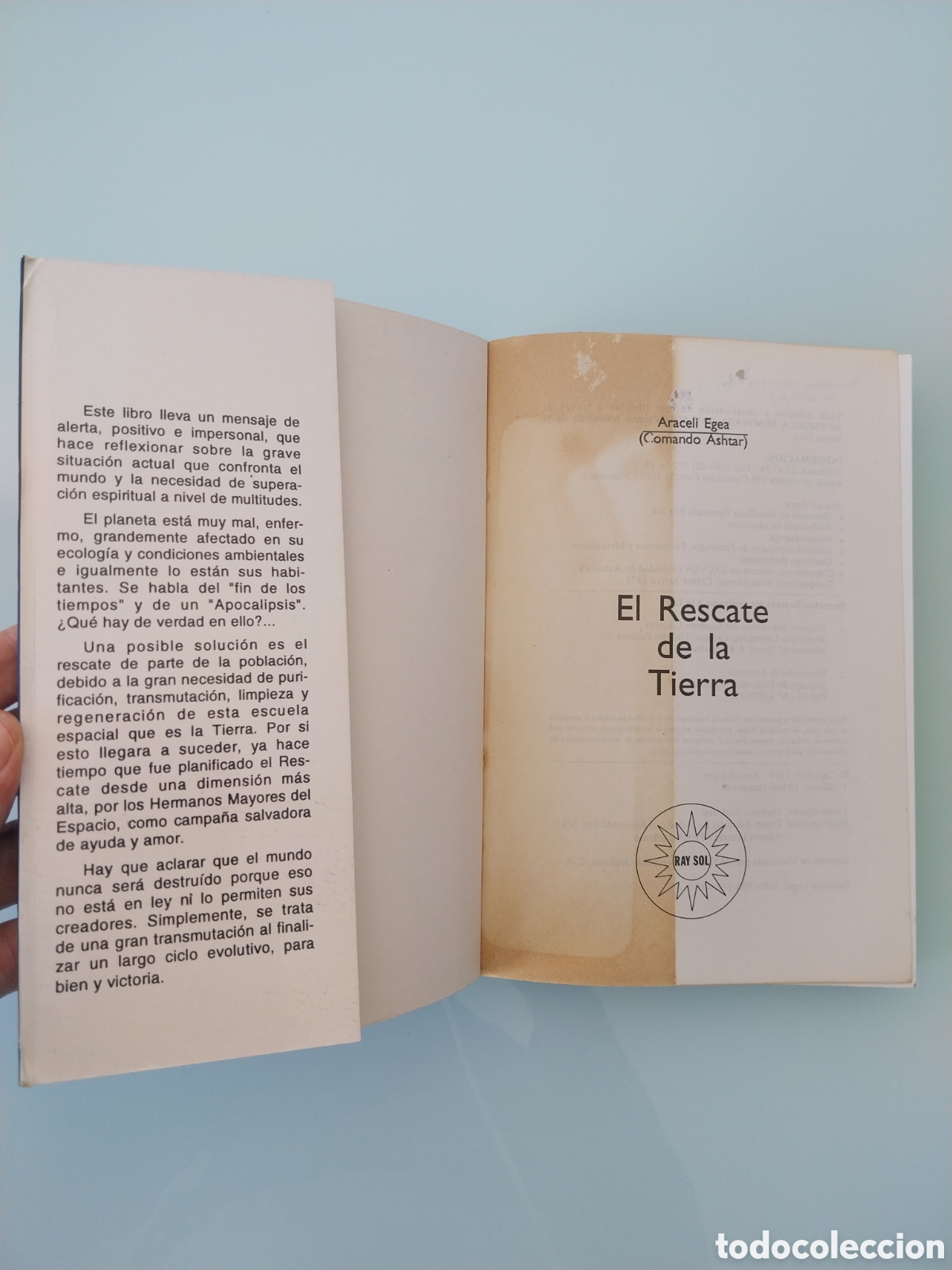Libros de segunda mano: El RESCATE DE LA TIERRA de ARACELI ASHTAR, COMANDO ASHTAR RAY SOL - Foto 3
