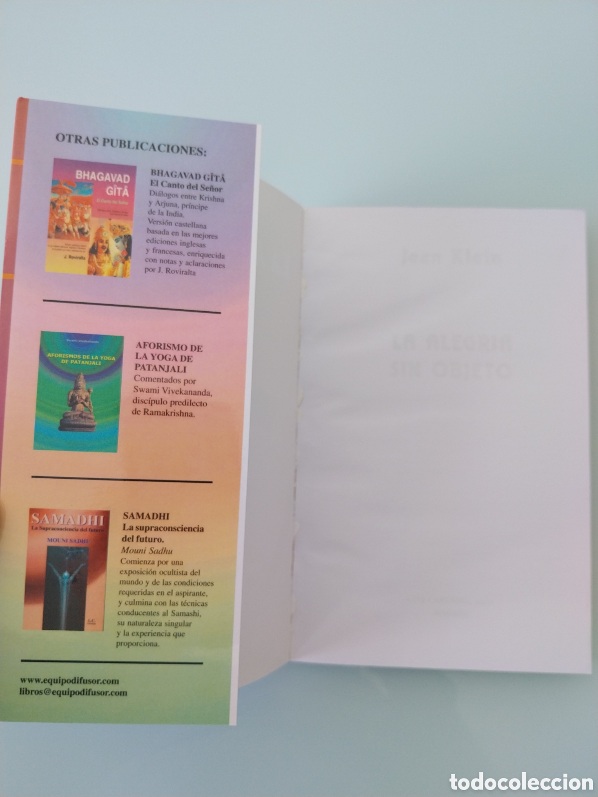 Libros de segunda mano: LA ALEGRIA SIN OBJETO de JEAN KLEIN, EDITORIAL LUIS CARCAMO EDITOR - Foto 4
