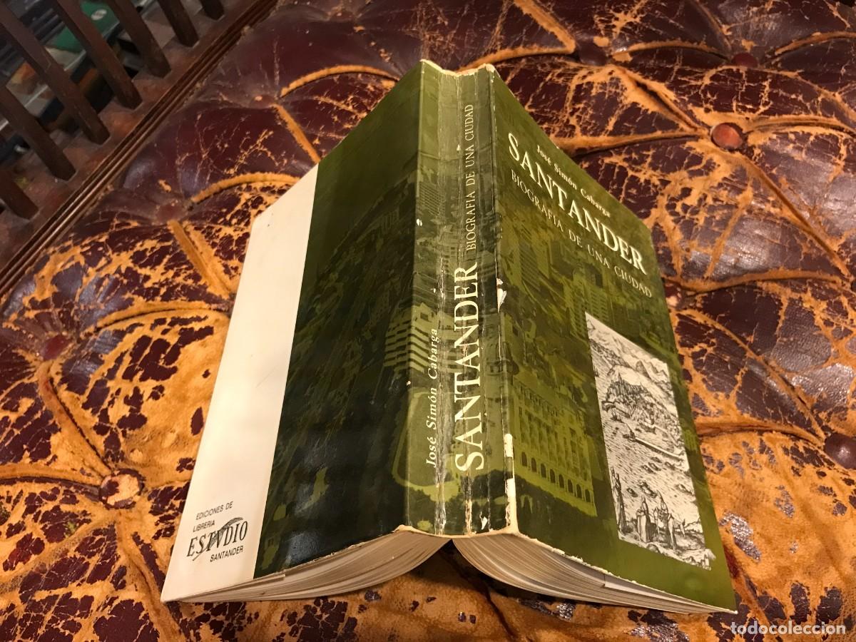 Libros de segunda mano: JOS&Eacute; SIM&Oacute;N CABARGA. SANTANDER, BIOGRAF&Iacute;A DE UNA CIUDAD. 1979 - Foto 1
