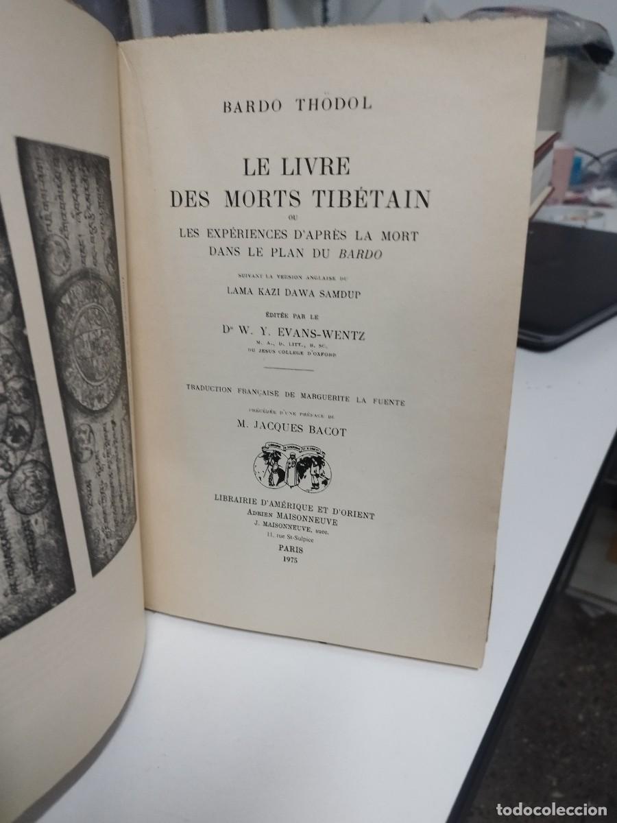 Libros de segunda mano: LIVRE DES MORTS TIBETAIN - LE BARDO THODOL - Foto 2