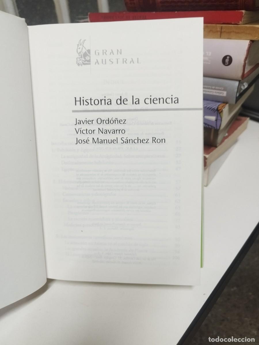 Libros de segunda mano: Historia de la ciencia.- Ord&oacute;&ntilde;ez, Javier - Foto 2