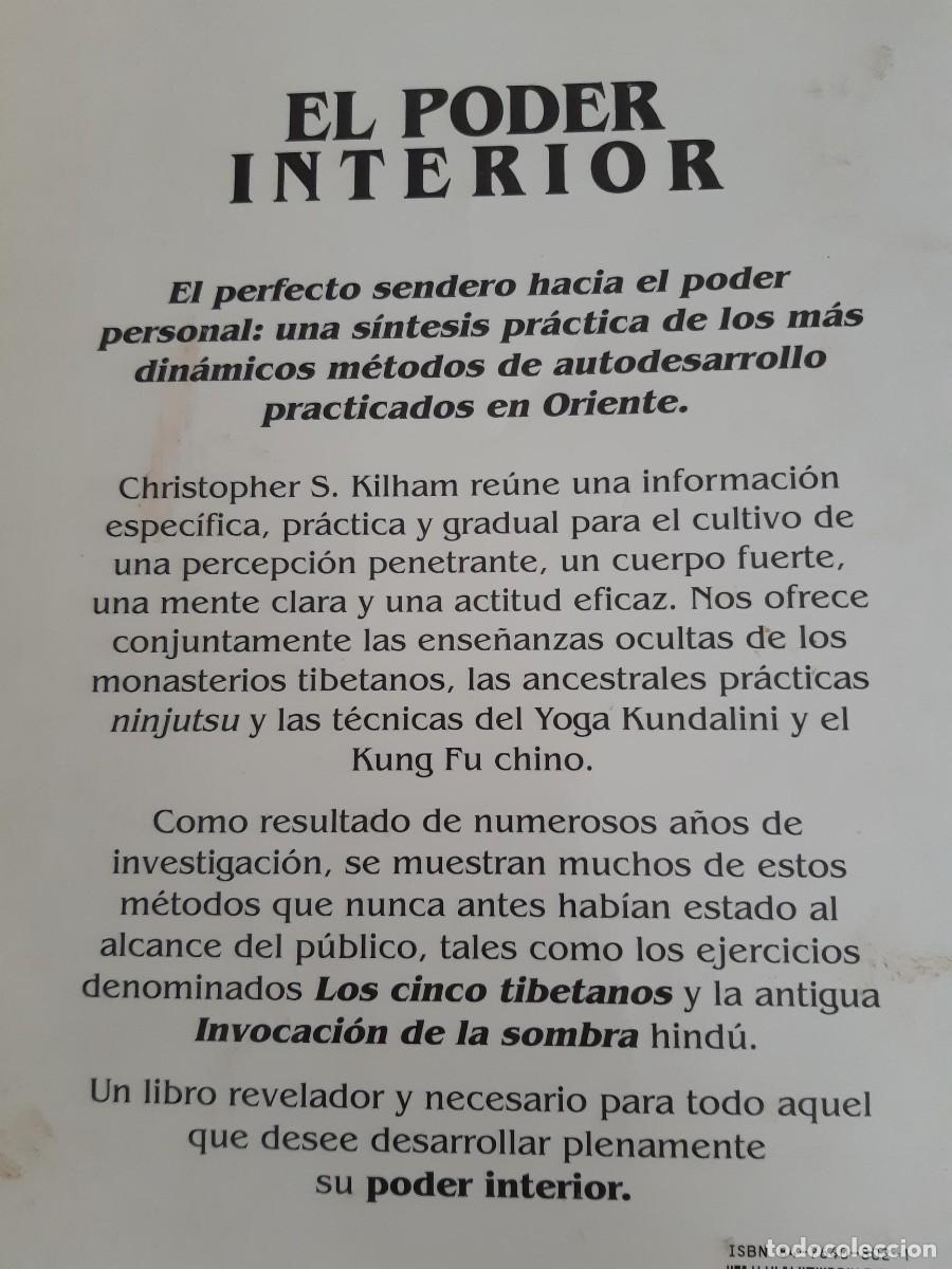 Libros de segunda mano: El poder interior secretos Tibet Oriente sobre el desarrollo energ&iacute;a personal Christopher S. Kilham - Foto 3
