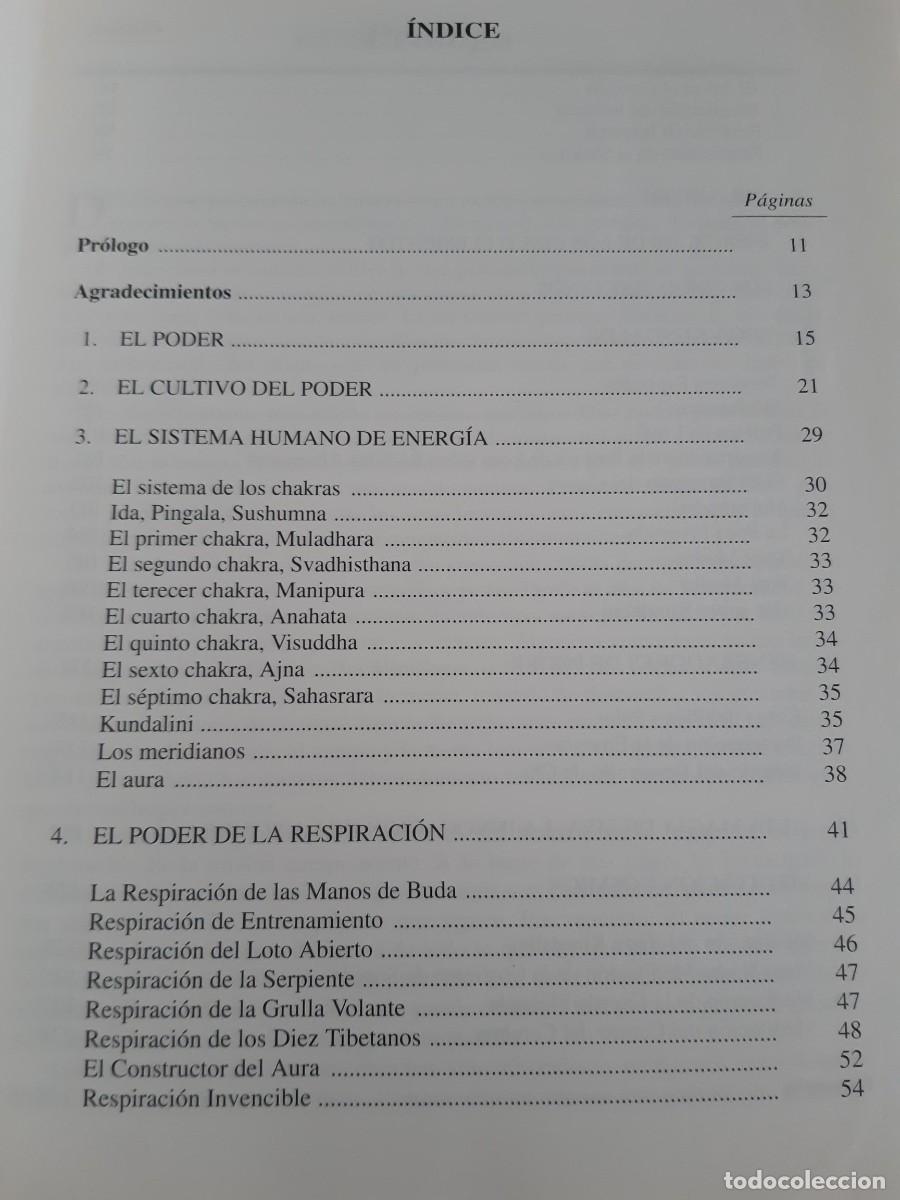 Libros de segunda mano: El poder interior secretos Tibet Oriente sobre el desarrollo energ&iacute;a personal Christopher S. Kilham - Foto 4
