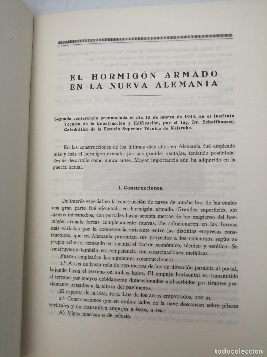 Libros de segunda mano: El Hormig&oacute;n Armado en la Nueva Alemania - Foto 3