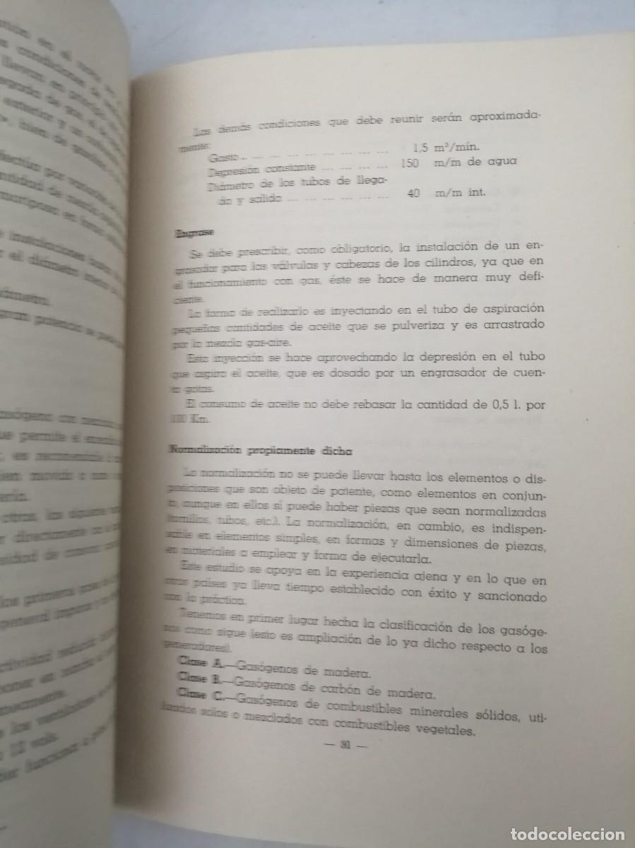 Libros de segunda mano: El Presente Espa&ntilde;ol de los Veh&iacute;culos con Gas&oacute;geno - Foto 5