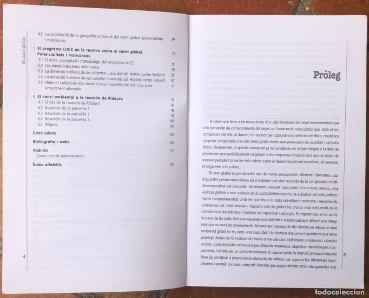 Libros de segunda mano: EL CANVI GLOBAL - 2002 - MART&Iacute; BOADA / DAVID SAUR&Iacute; - ED. RUBES / GEN. CATALUNYA - Foto 4