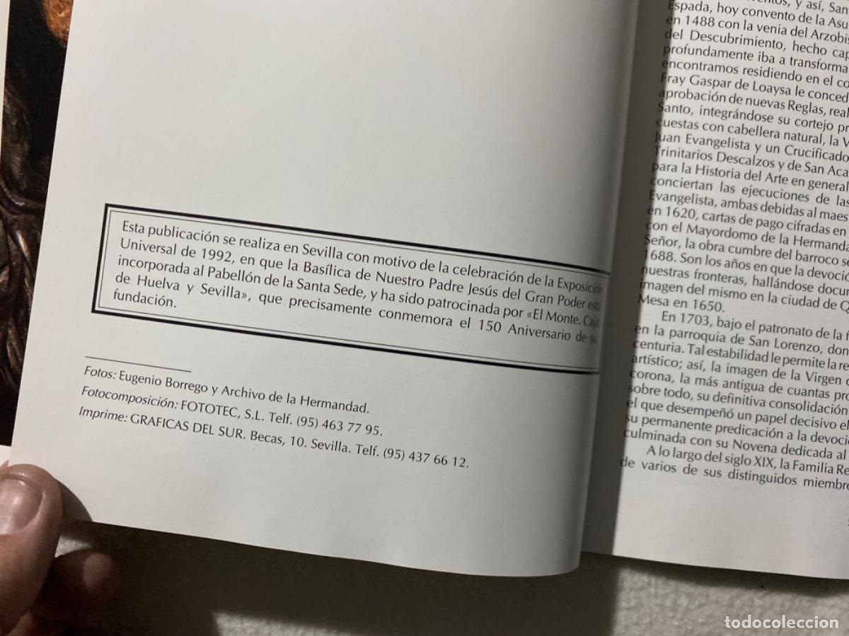 Libros de segunda mano: Hermandad del Gran Poder Catalogo Historico Artistico Sevilla - Foto 8