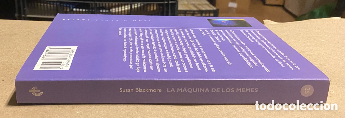 Libros de segunda mano: LA M&Aacute;QUINA DE LOS MEMES. SUSAN BLACKMORE. EDICIONES PAID&Oacute;S 2000. - Foto 10