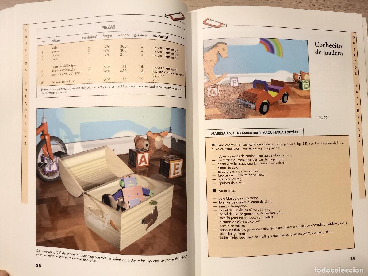 Libros de segunda mano: 25 PROYECTOS EN MADERA PARA HACER EN UNA TARDE - J. VILARGUNTER MU&Ntilde;OZ - ED. DE VECCHI - 2001 - Foto 5