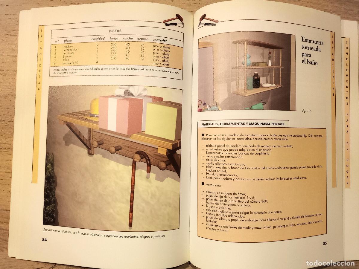 Libros de segunda mano: 25 PROYECTOS EN MADERA PARA HACER EN UNA TARDE - J. VILARGUNTER MU&Ntilde;OZ - ED. DE VECCHI - 2001 - Foto 6