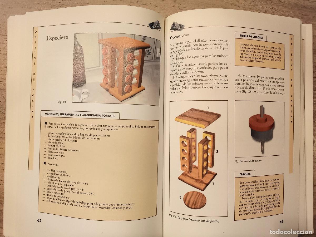 Libros de segunda mano: 25 PROYECTOS EN MADERA PARA HACER EN UNA TARDE - J. VILARGUNTER MU&Ntilde;OZ - ED. DE VECCHI - 2001 - Foto 7