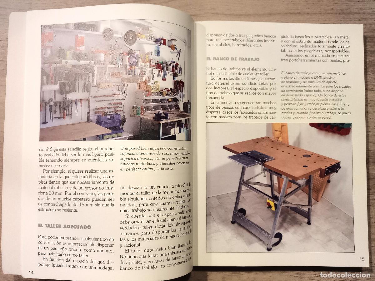 Libros de segunda mano: PROYECTOS DE CARPINTERIA - FRANCESCO POGGI - ED. DE VECCHI - 2001 - Foto 3