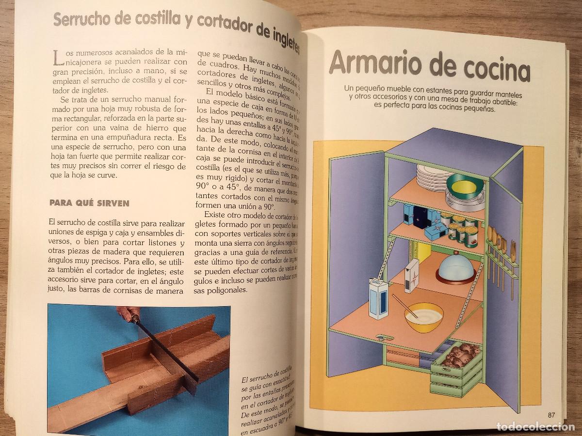 Libros de segunda mano: PROYECTOS DE CARPINTERIA - FRANCESCO POGGI - ED. DE VECCHI - 2001 - Foto 6