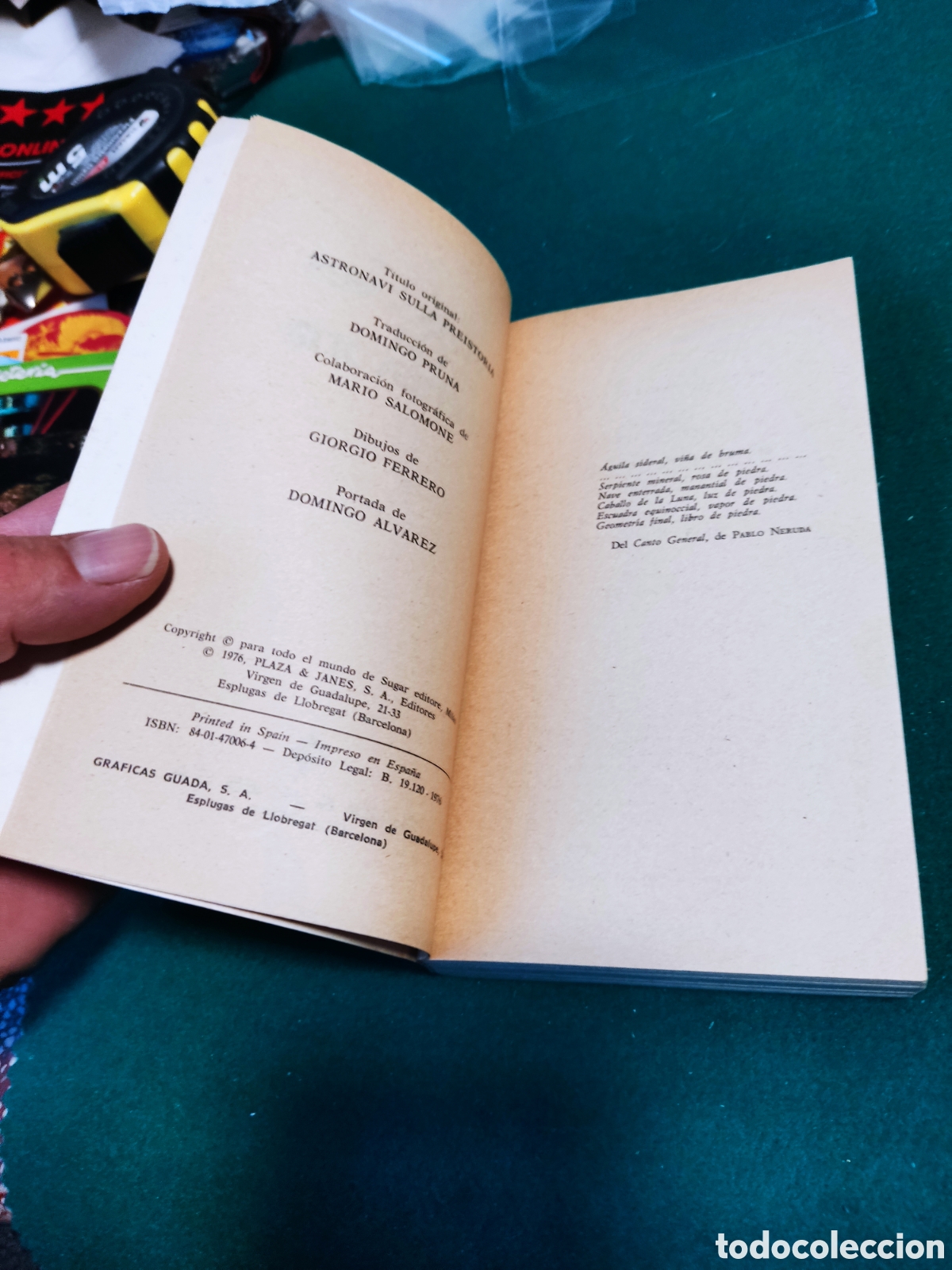 Libros de segunda mano: Libro astronaves en la prehistoria de Peter Kolosimo - Foto 2