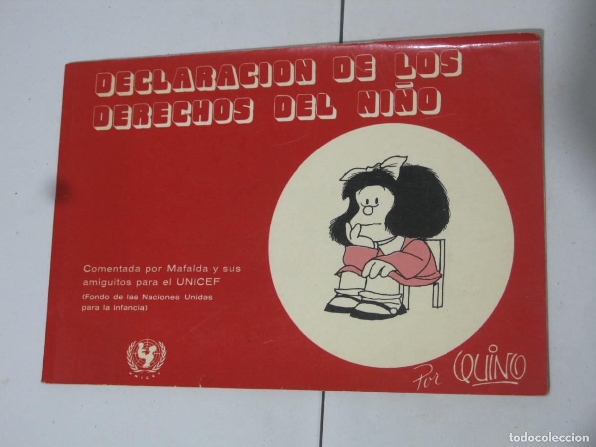 Libros de segunda mano: Declaraci&oacute;n de los Derechos del Ni&ntilde;o.- Quino - Foto 1
