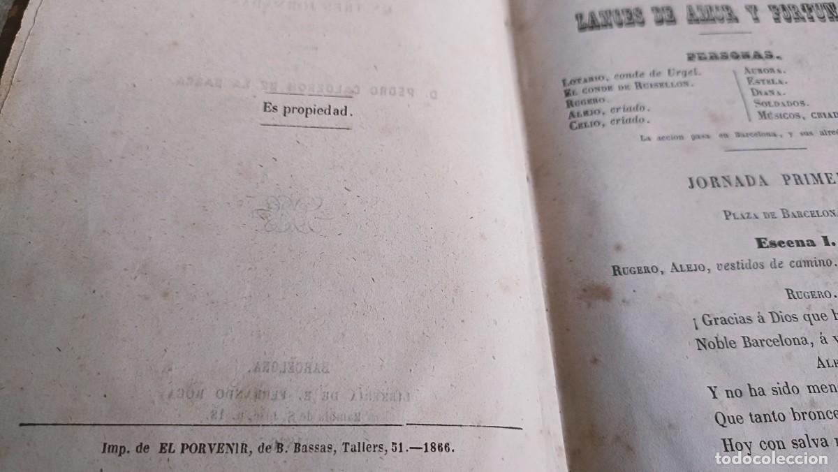 Libros de segunda mano: Lances de amor / Calderon + Los badidos / M. david - Foto 3