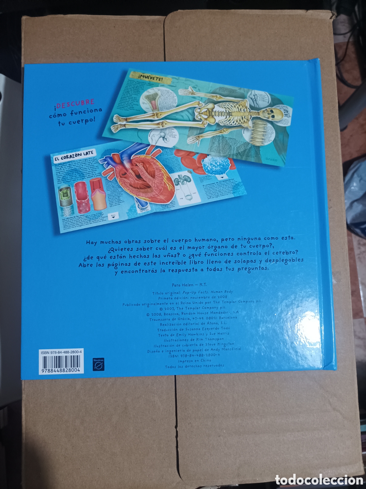 Libros de segunda mano: El cuerpo humano -libro en 3D-libro con despegables - Thomson hawkings y Harris - Foto 2