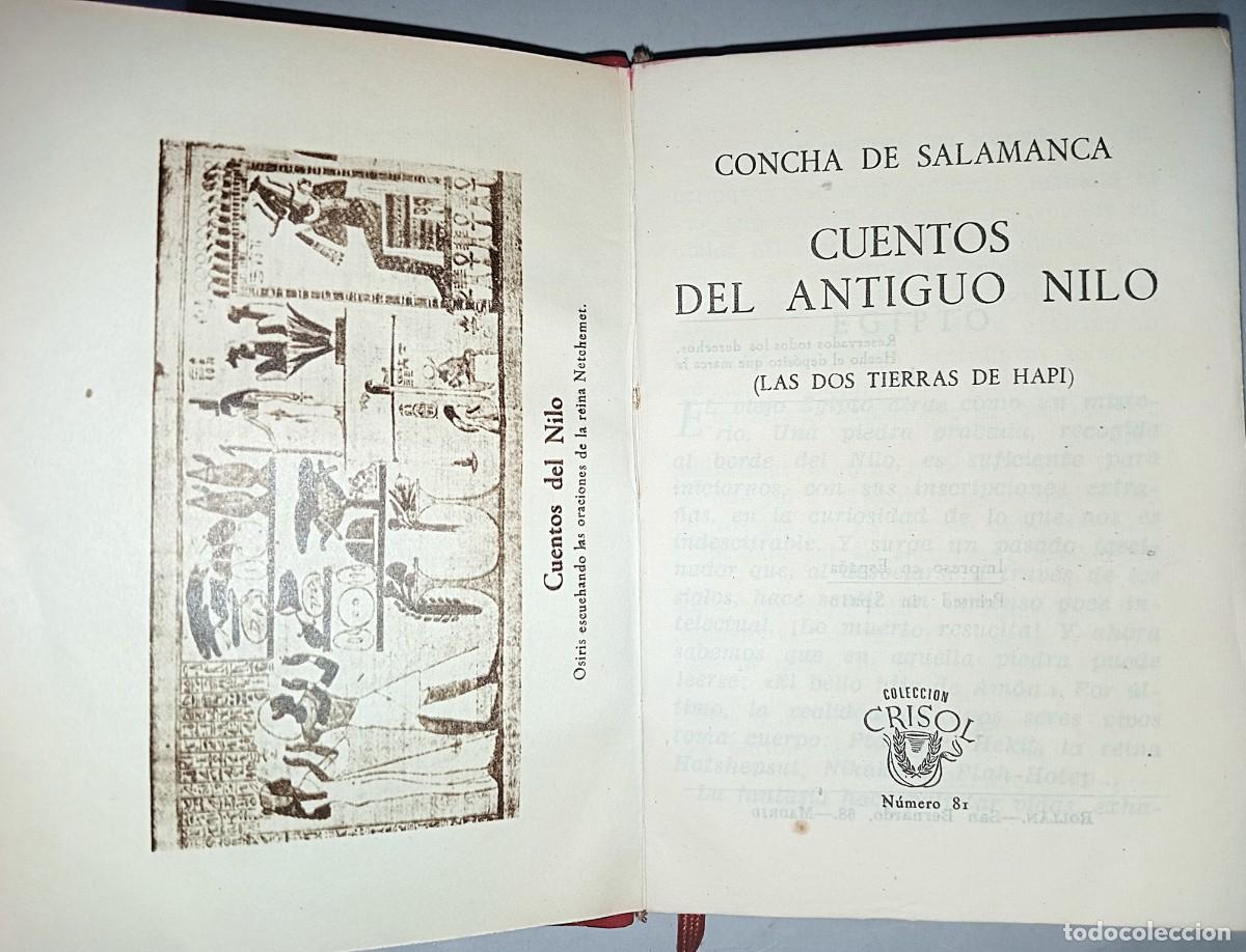 Libros de segunda mano: CUENTOS DEL ANTIGUO NILO (COLECCI&Oacute;N CRISOL N&ordm; 81) - Foto 2