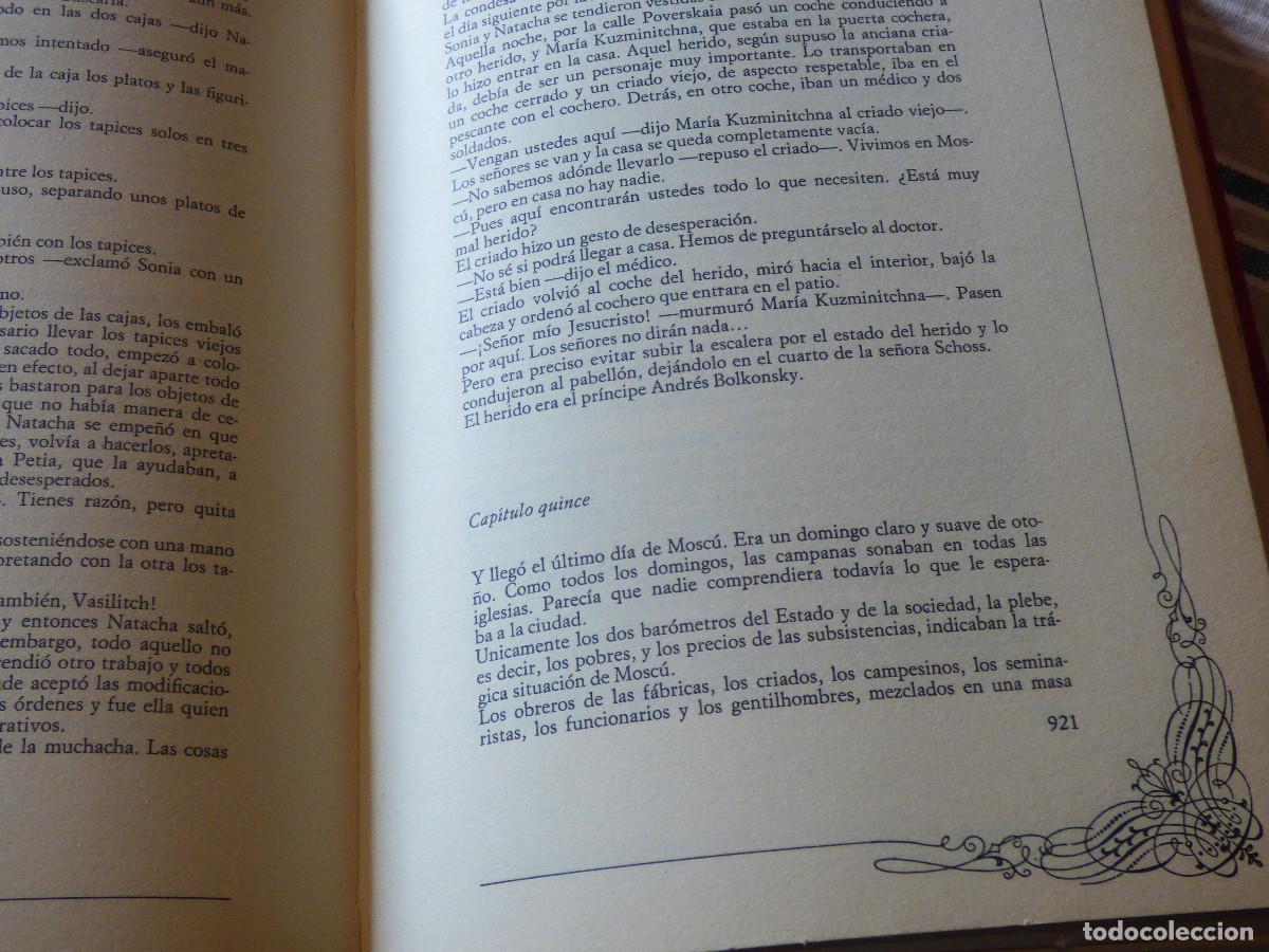 Libros de segunda mano: Guerra y paz,Dos tomos. - Foto 7