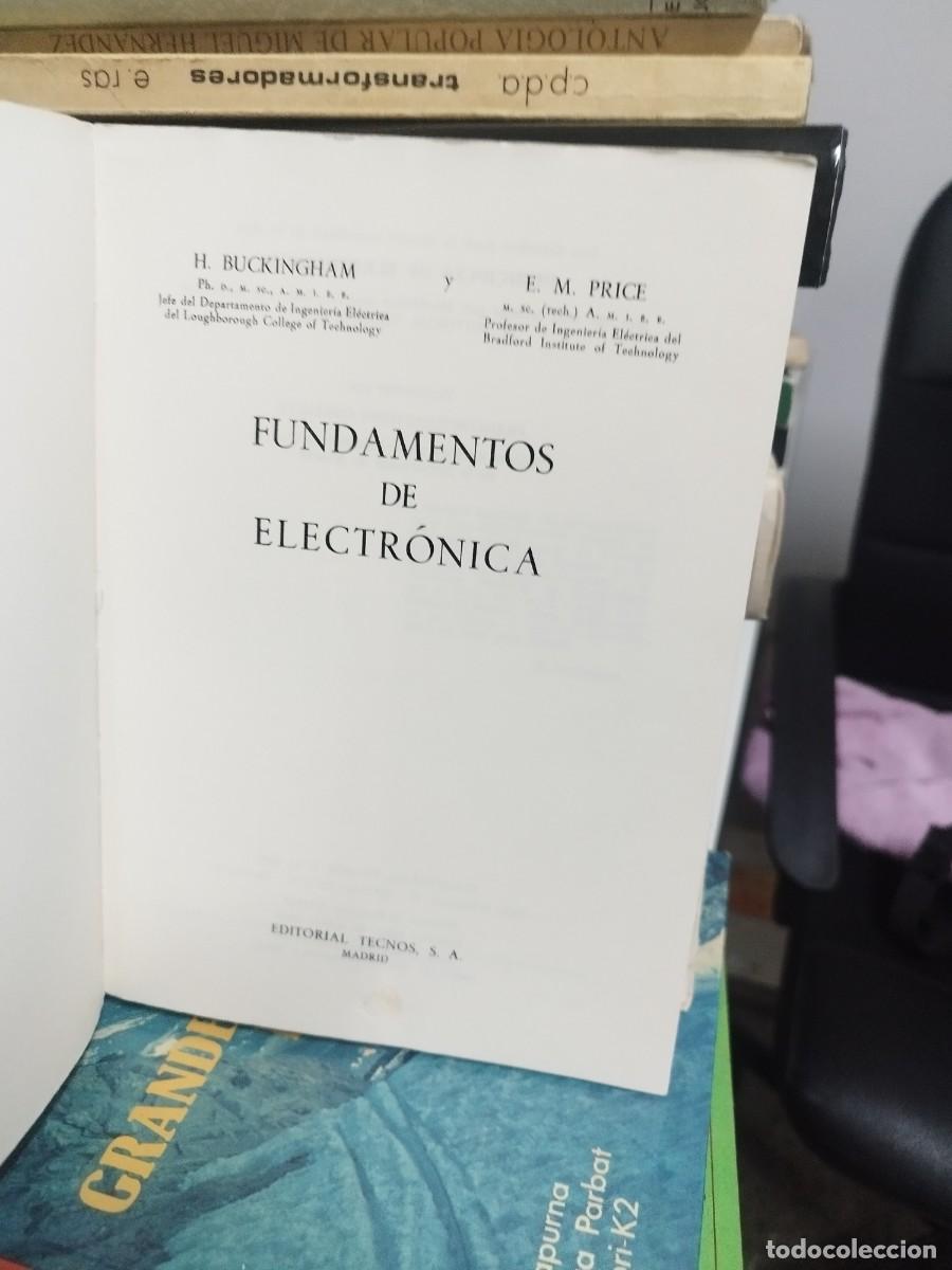 Libros de segunda mano: Fundamentos De Electr&oacute;nica - Buckingham H Price E M - Foto 2