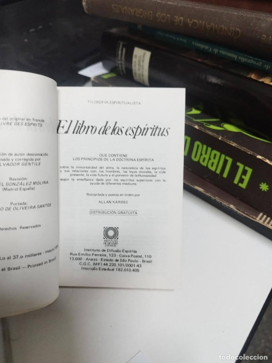 Libros de segunda mano: EL LIBRO DE LOS ESPIRITUS - ALLAN KARDEC - Foto 2
