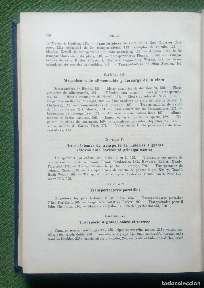 Libros de segunda mano: TRANSPORTES INDUSTRIALES - WILLIAMSON - 1950. - Foto 4