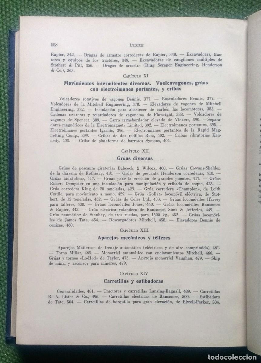 Libros de segunda mano: TRANSPORTES INDUSTRIALES - WILLIAMSON - 1950. - Foto 6
