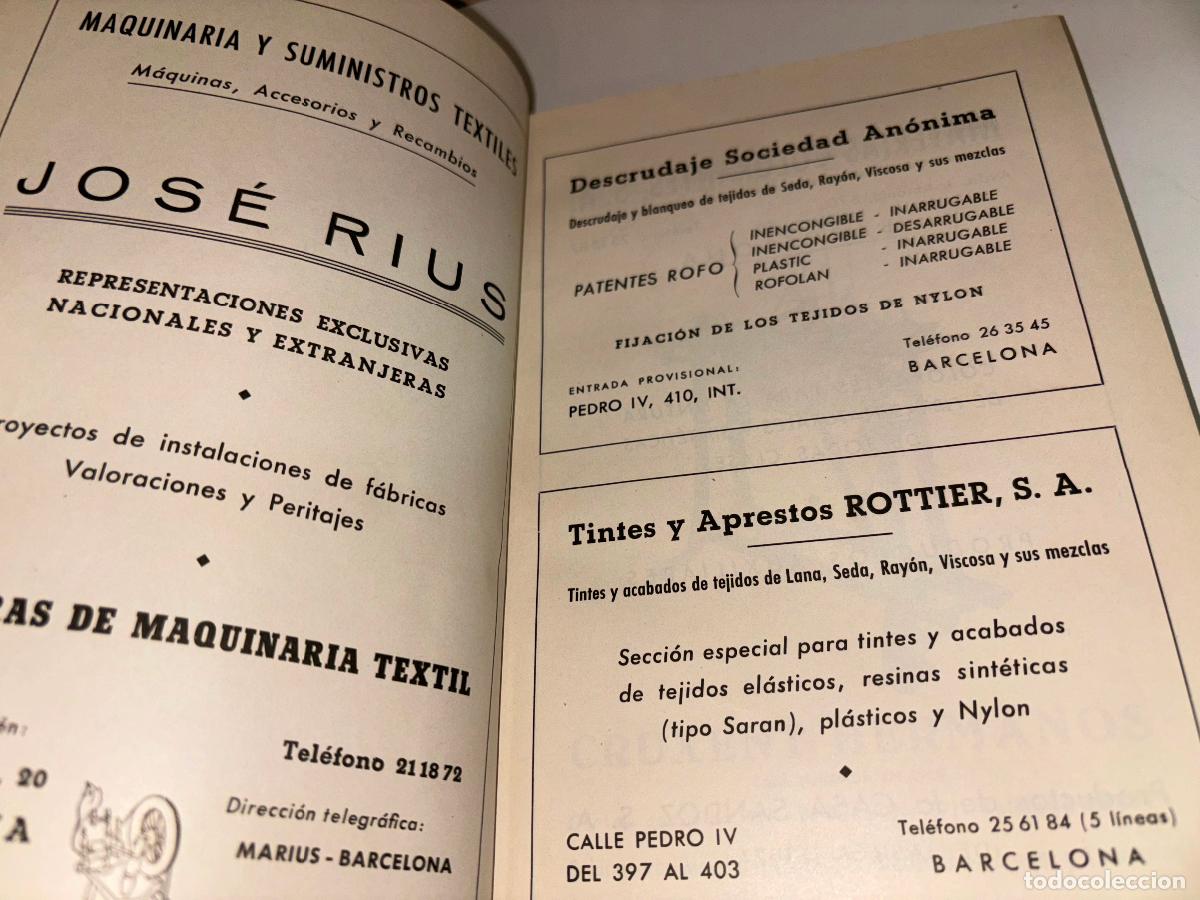 Libros de segunda mano: FIBRAS TEXTILES SINTETICAS RIUS SINTES - BOSCH - - Foto 3
