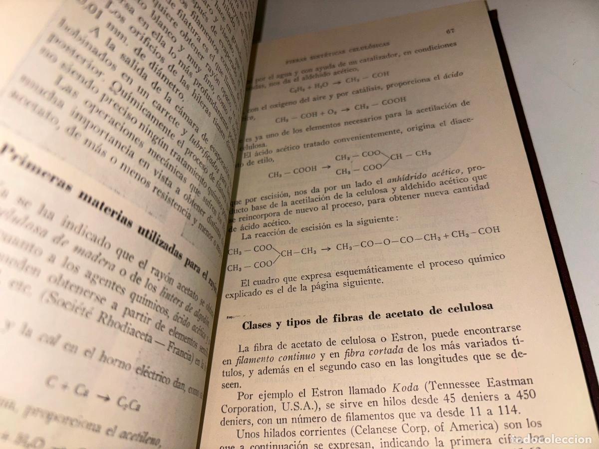 Libros de segunda mano: FIBRAS TEXTILES SINTETICAS RIUS SINTES - BOSCH - - Foto 5