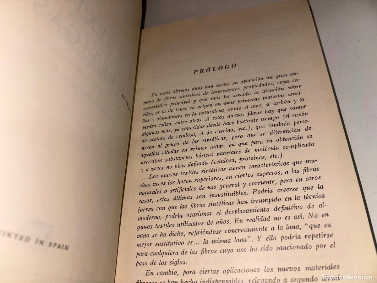 Libros de segunda mano: FIBRAS TEXTILES SINTETICAS RIUS SINTES - BOSCH - - Foto 6