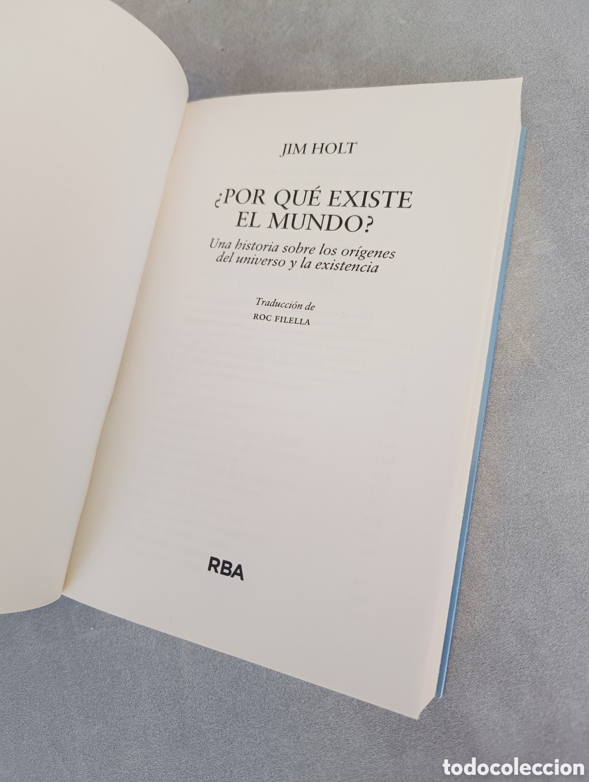 Libros de segunda mano: &iquest;Por qu&eacute; existe el mundo? Jim Holt - Foto 4