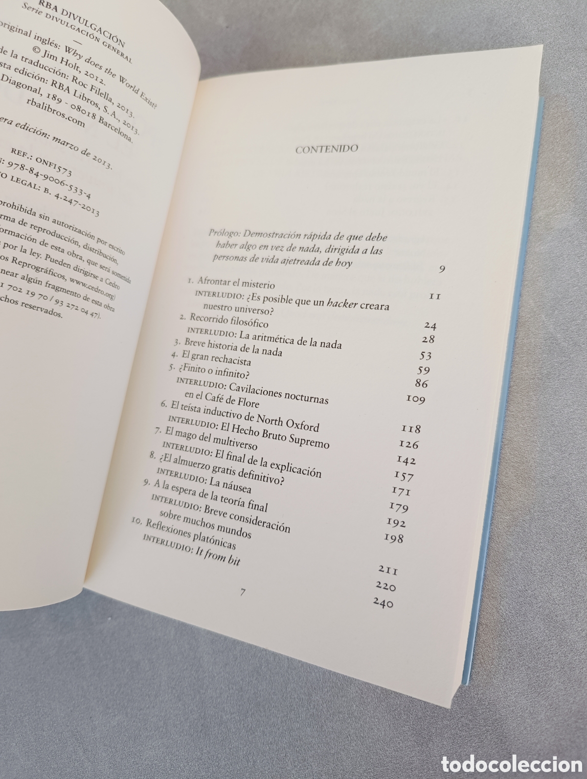 Libros de segunda mano: &iquest;Por qu&eacute; existe el mundo? Jim Holt - Foto 5