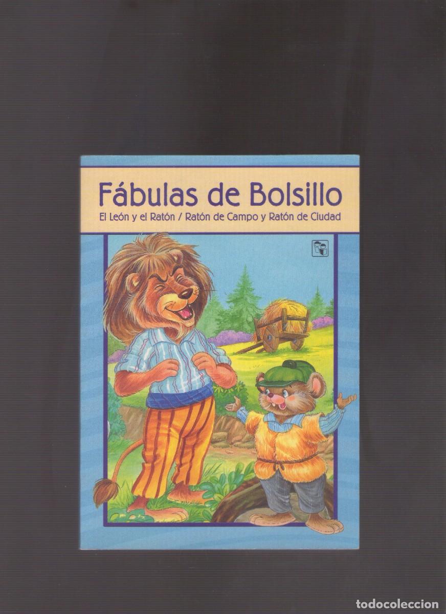 Second hand books: Bd. Colecci&oacute;n F&aacute;bulas de Bolsillo. El Le&oacute;n y el Rat&oacute;n / Rat&oacute;n de Campo y Rat&oacute;n de Ciudad