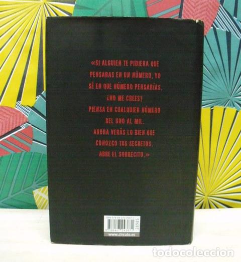 Libros de segunda mano: Libro S&eacute; lo que est&aacute;s pensando - John Verdon - C&iacute;rculo de Lectores - Foto 2