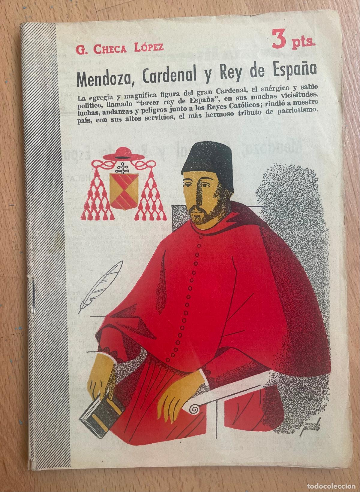 Libros de segunda mano: MENDOZA, CARDENAL Y REY DE ESPA&Ntilde;A, G. Checa Lopez - Foto 1