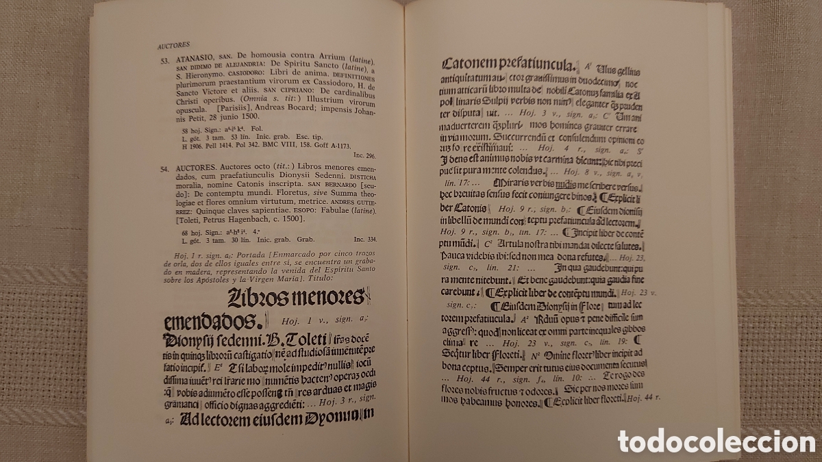Libros de segunda mano: Catalogo de incunables. Biblioteca de Toledo. 1976 - Foto 4
