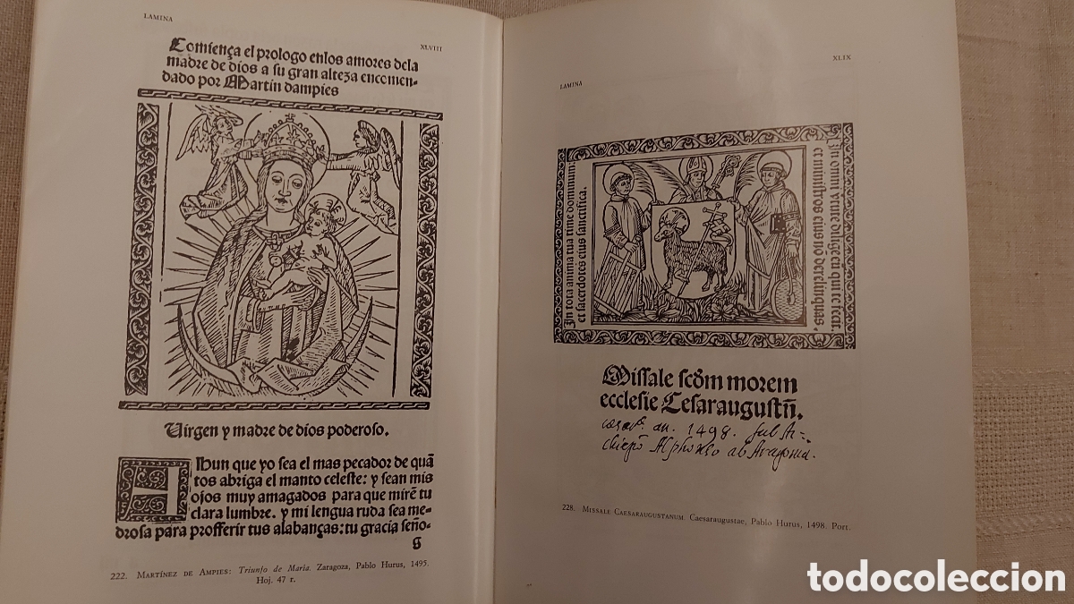 Libros de segunda mano: Catalogo de incunables. Biblioteca de Toledo. 1976 - Foto 7