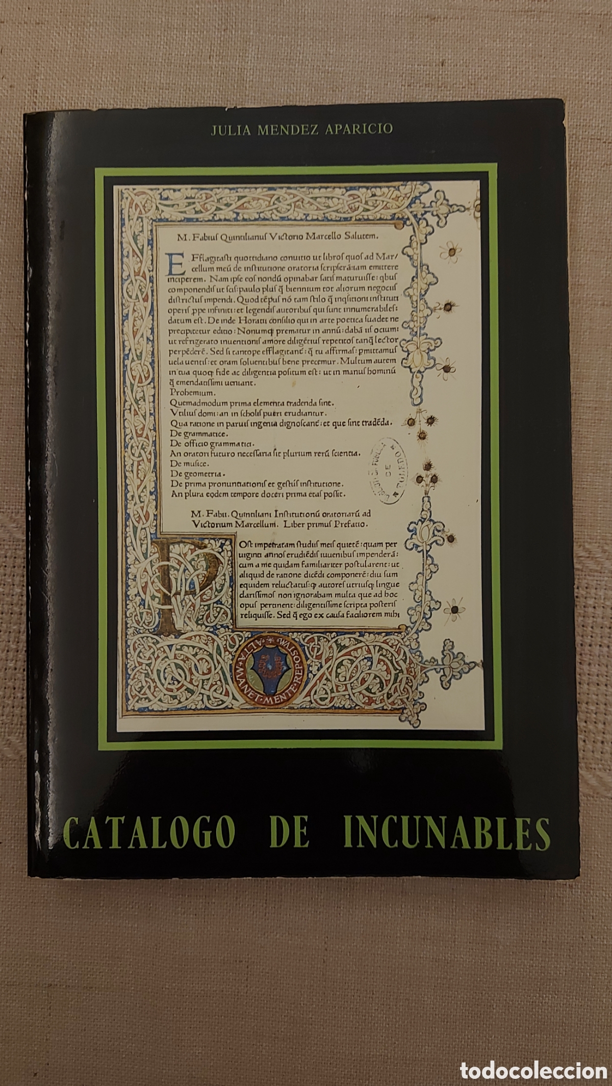 Libros de segunda mano: Catalogo de incunables. Biblioteca de Toledo. 1976 - Foto 1