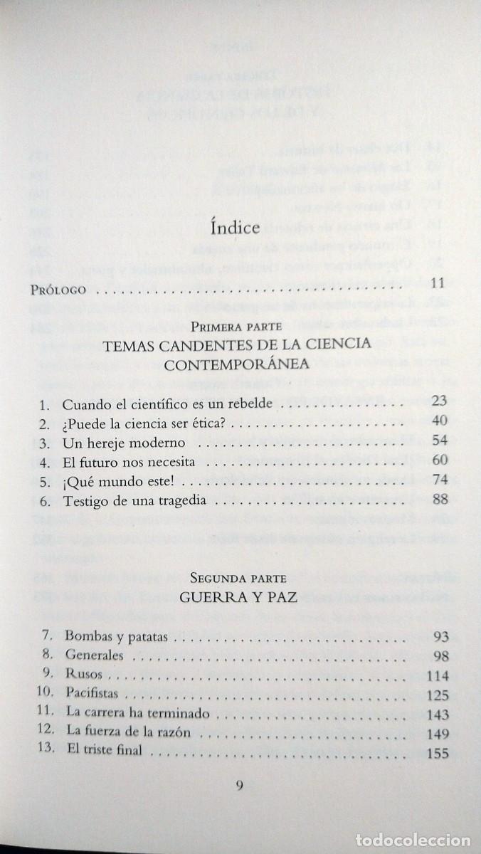 Libros de segunda mano: EL CIENTIFICO REBELDE - FREEMAN DYSON - Foto 4