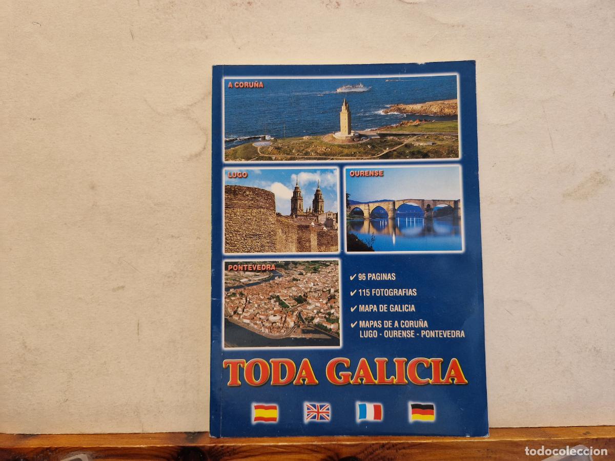 Second hand books: TODA GALICIA. 96 PAGINAS. 115 FOTOGRAFIAS. MAPA GALICIA. MAPA CORU&Ntilde;A. LUGO. OURENSE. PONTEVEDRA