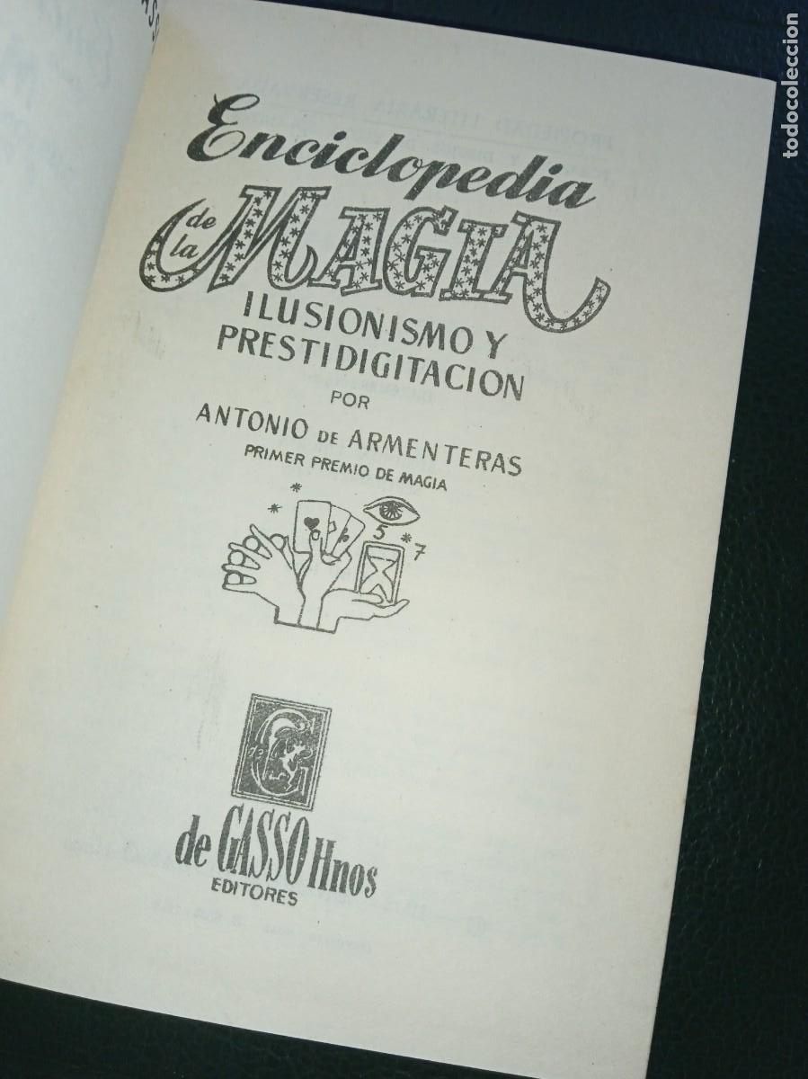 Libros de segunda mano: Antiguo LIBRO de MAGIA, Antonio Armenteras. - Foto 2