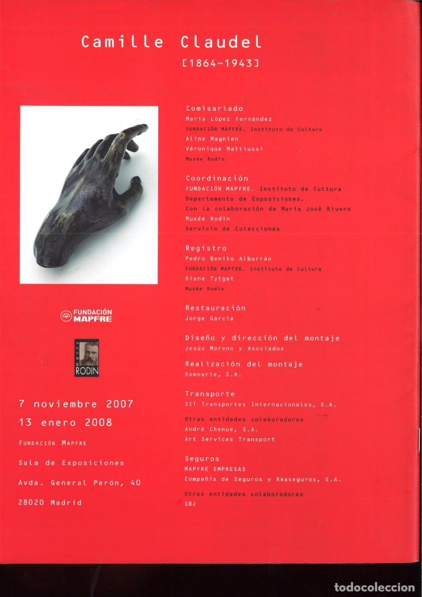 Libros de segunda mano: CAMILLE CLAUDEL 1864-1943. Fundaci&oacute;n Mapfre 2007. - Foto 2