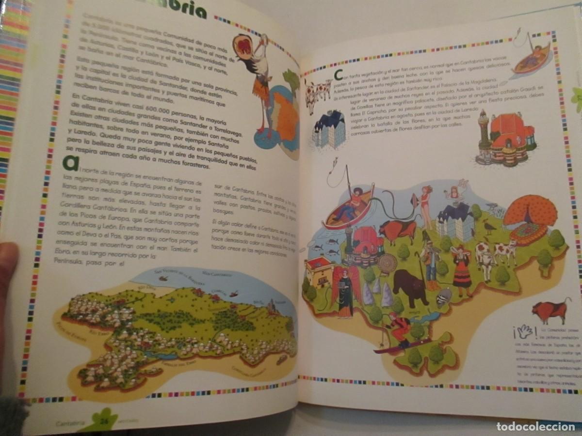 Libros de segunda mano: Mi primer atlas de los autonom&iacute;as W30811 - Foto 2