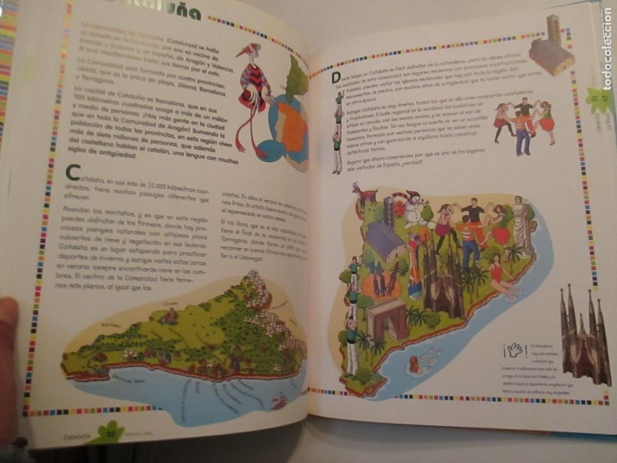 Libros de segunda mano: Mi primer atlas de los autonom&iacute;as W30811 - Foto 3