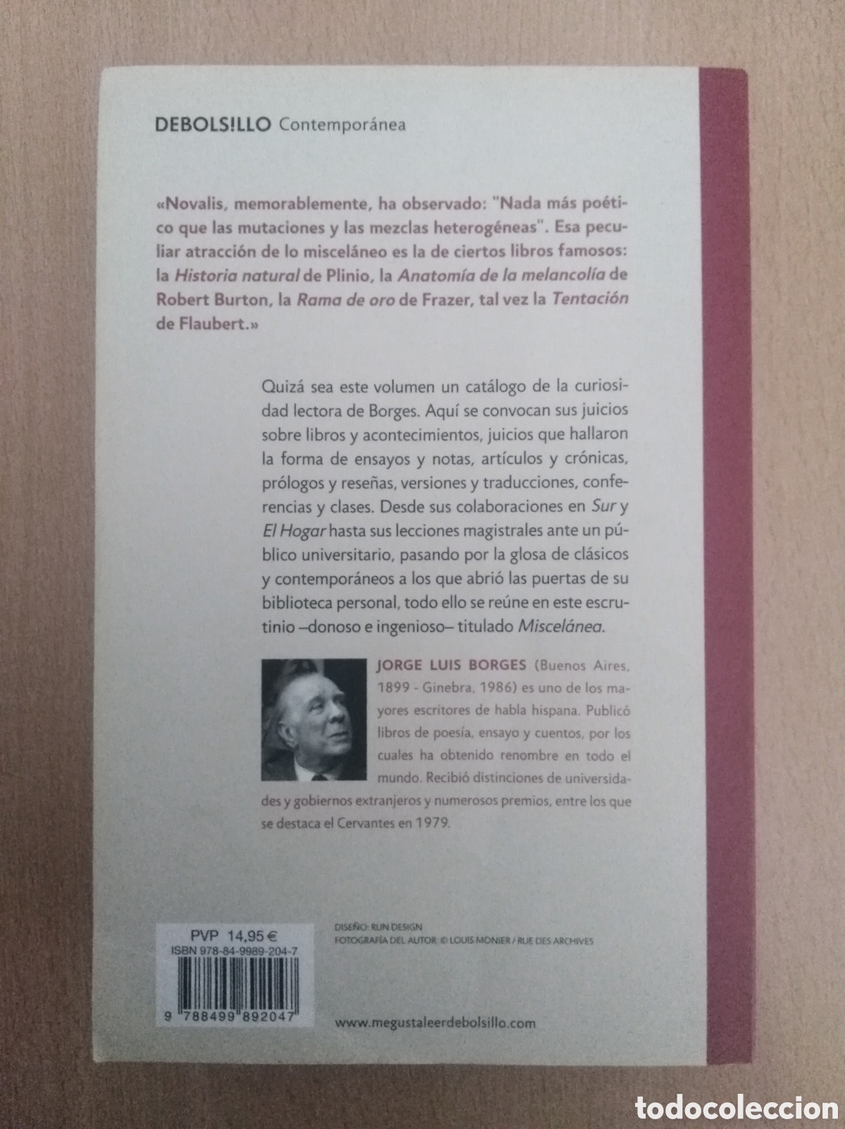 Libros de segunda mano: MISCEL&Aacute;NEA. Jorge Luis Borges - Foto 5