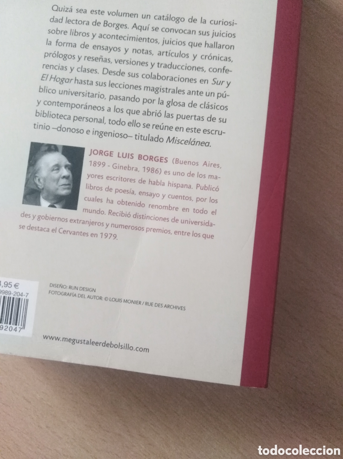 Libros de segunda mano: MISCEL&Aacute;NEA. Jorge Luis Borges - Foto 7