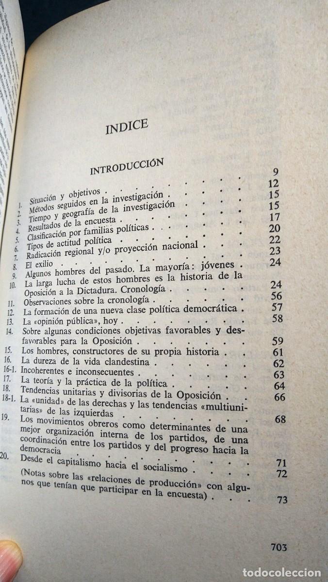 Libros de segunda mano: LA OPOSICI&Oacute;N A LA DICTADURA - SERGIO VILAR - Foto 4